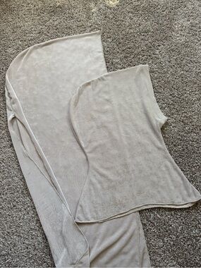 Beige Hooded Scarf Balaclava | Cooling Stretch Fabric | One Size | Muslim hijab